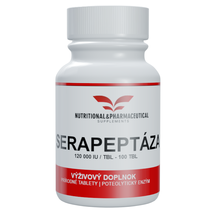 Serapeptáza 120000 IU 1 x 100 ks Tablety – SERAPEPTAZA